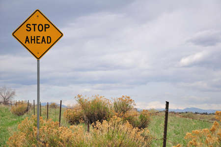 Traffic Sign and Copy Spaceの写真素材