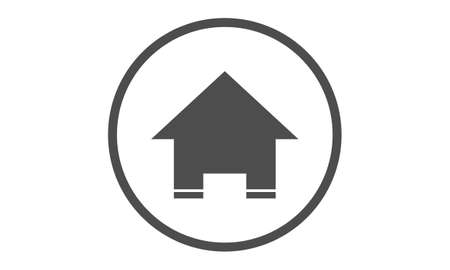 home web icon minimalistのイラスト素材