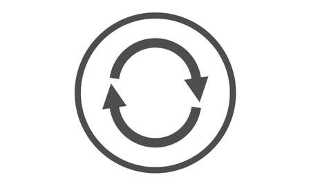 refresh web icon minimalistのイラスト素材