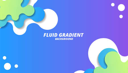 Fluid modern gradient layout background, for business corporate, brochure, flyer, wallpaper, banner, presentation vector templateのイラスト素材