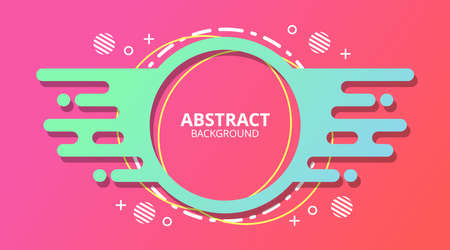 Abstract background with gradient shape modern design, creative, promotion, vector templateのイラスト素材
