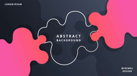 Dynamic Fluid Style Modern Background Templates suitable for poster, cover, banner, layout,...
