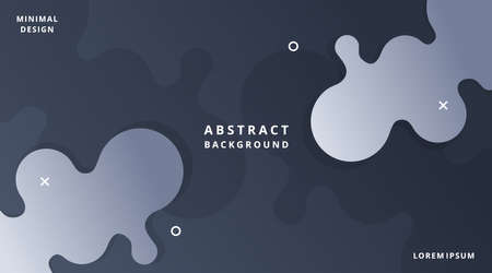 Dynamic Modern Fluid Style Background Liquid Shape suitable for poster, cover, banner, layout, wallpaper, flyer, presentation, landscape landing pageのイラスト素材