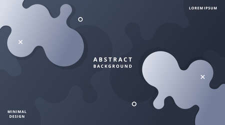 Dynamic Modern Fluid Style Background Liquid Shape suitable for poster, cover, banner, layout, wallpaper, flyer, presentation, landscape landing pageのイラスト素材