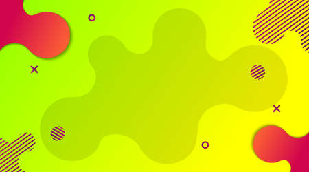 Dynamic Modern Fluid gradient background with shapes composition, for corporate business, advertising, landing page, backdropのイラスト素材