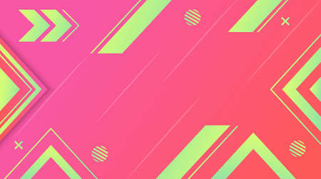 Gradient Geometric Shape Background, Modern Design, Corporate Business, Company, Trendyのイラスト素材