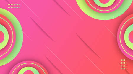 Gradient Geometric Shape Background, Modern Design, Corporate Business, Company, Trendyのイラスト素材