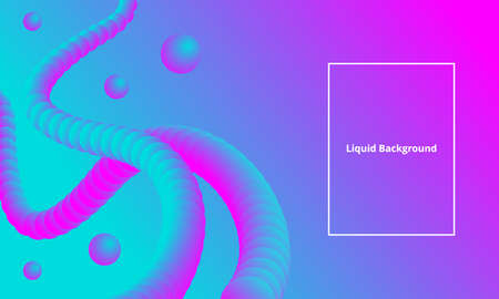Modern Abstract Liquid Gradient Backgrounds Template Vectorのイラスト素材