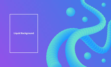 Modern Abstract Liquid Gradient Backgrounds Template Vectorのイラスト素材