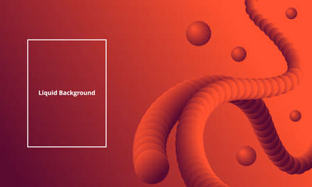 Modern Abstract Liquid Gradient Backgrounds Template Vectorのイラスト素材