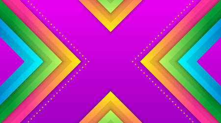 Geometric Colorful Gradient Background Template Premium Vector, Elegant, Corporate Businessのイラスト素材