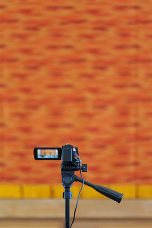 Standby camcorder with power on