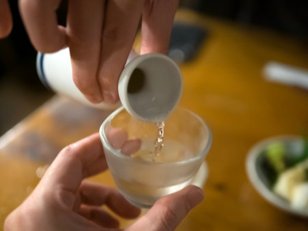 Ask the other person to pour you a drink