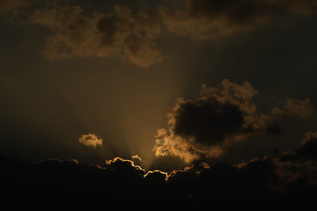 The dawn sky looks like something is about to happen