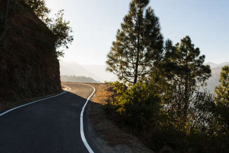 The curve of the futureの写真素材