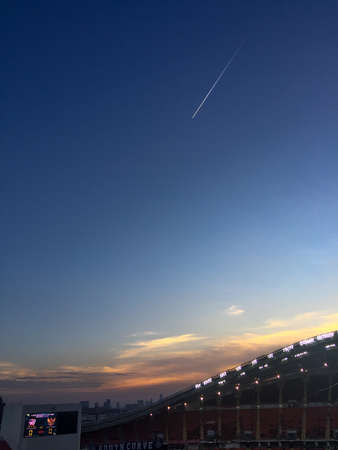 twilight timeの写真素材