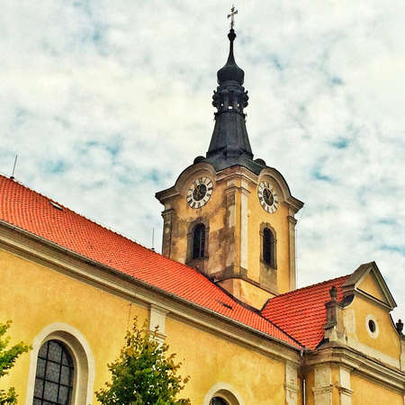 baroque church in Czech Republic in East Europeの素材