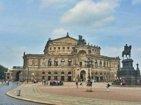 Semper Opera in Dresden, Germanyのeditorial素材