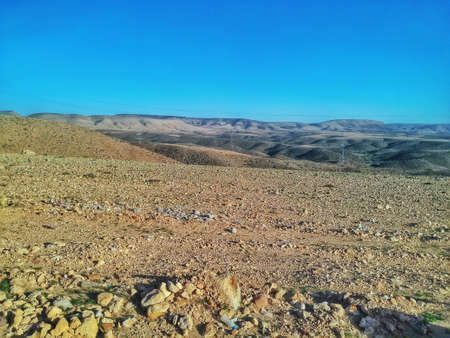 In the desert of the Western Sahara in Morocco, Africaの素材