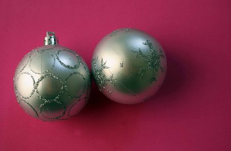 Christmas tree decorationsの写真素材