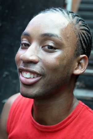 Jamaican man smiling
