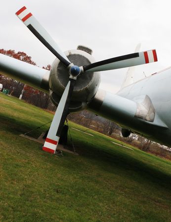 Close-up of a Royal Canadian Air Force aircraft