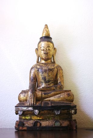 Gold Buddha statue - peace and spiritualityのeditorial素材