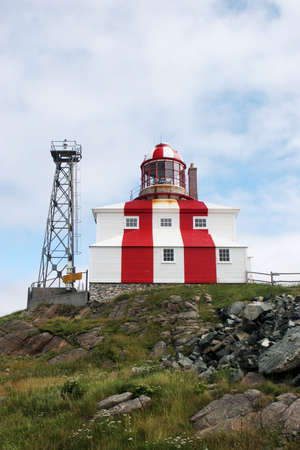 Building at the Cape Bonavista Lighthouse in Newfoundland, Canada - travel and tourism.の写真素材