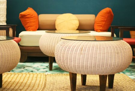 Interior of a modern house - home interiors.の写真素材