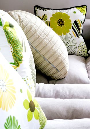 Sofa - modern home interiors.の写真素材