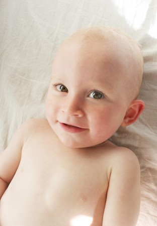 Cute baby portrait.