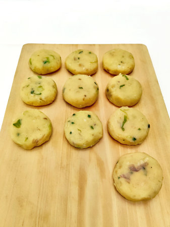 Shaping Traditional Indonesian Perkedel Patties