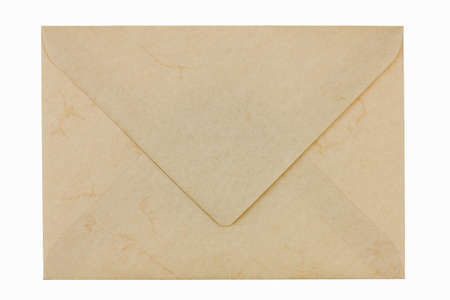 Blank empty envelope from marbled paperの写真素材