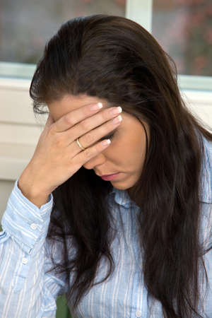 woman has concerns and is desperate
