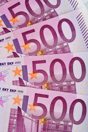 500 Euroの写真素材