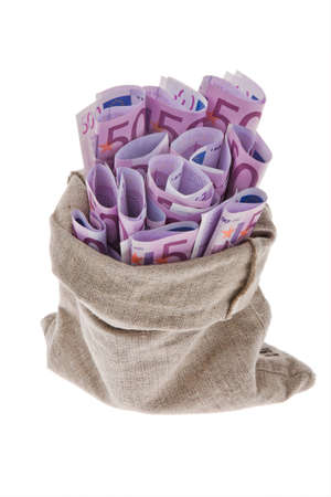 Many Euro banknotes money. Image Photos of wealthの写真素材