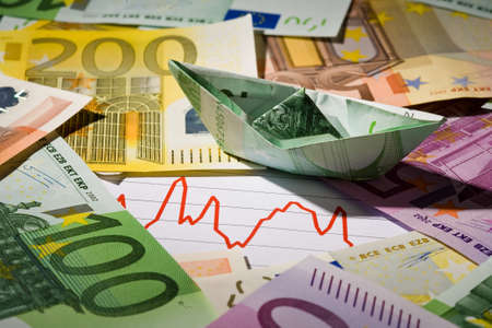 Classes of shares. Image for gains and losses on the exchange.の写真素材