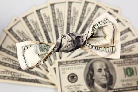 Image for photo wealth. Many American dollar billsの写真素材