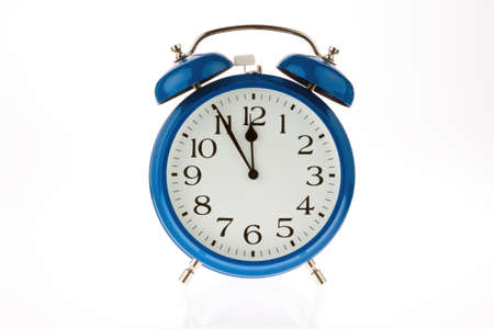 11:55 on a clock. Time for decisionsの写真素材