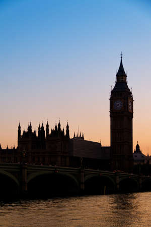 Hoses of Parliament and Big Ben in London, England.の写真素材
