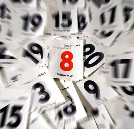  one days the calendar. Past timeの写真素材