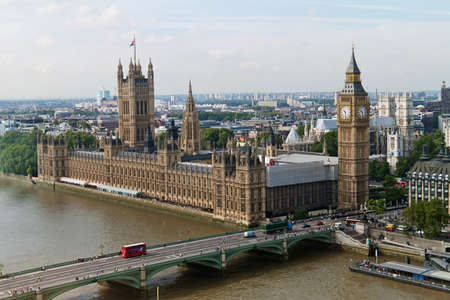 The English Parliament in London, United Kingdom