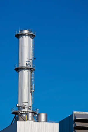 parts of an industrial plant. on a campusの写真素材