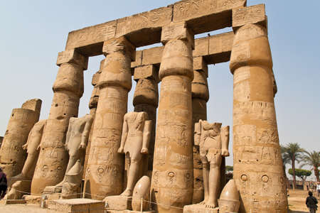 africa, egypt, luxor amun temple of luxor.の写真素材