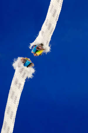 a disconnected power cord. if the supply of electricity and energy secure?の写真素材