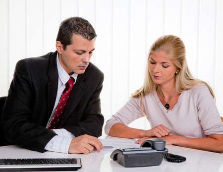 husband and wife in a counseling sessionの写真素材
