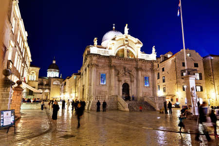 the city of dubrovnik in croatia.の写真素材