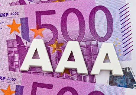 a rating agency has awarded the 3a letters. triple-a rating from a rating agency.