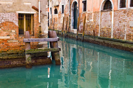 a unique view of the city of venice in italy の写真素材