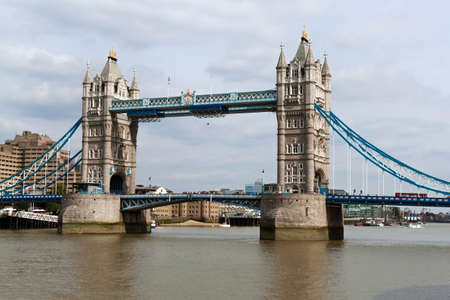 the tower bridge in london is one of the landmarks of the cityの写真素材